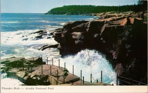Thunder Hole Acadia National Park Maine Postcard PC393