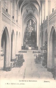 La Nef de la Cathedral Anvers Belgium Unused 