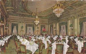 Illinois Chicago Hotel La Salle The Louis XVI Dining Room 1911