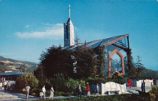 Wayfarers Chapel Portuguese Bend California 1969