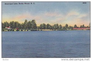 Scenic view, Municipal Lake,  Rocky Mountain, North Carolina, 30-40s