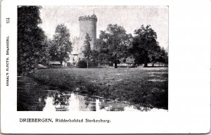 Netherlands Driebergen Ridderhofstad Sterkenburg Vintage Postcard  09.73