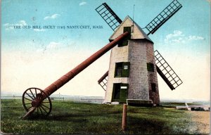 Postcard MA Nantucket The Old Mill 1911