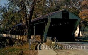 Newton Falls, Ohio USA Covered Bridge Unused 