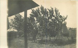 C-1910 Farm Agriculture Women Fruit Trees RPPC Photo Postcard 8095