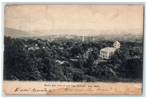 1906 Bird's Eye View Of Lee From Feincliff Massachusetts MA Antique Postcard 