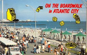 On the Boardwalk Atlantic City, NJ, USA Casino Unused 