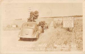 Moncton Canada Magnetic Hill Real Photo Antique Postcard J67145