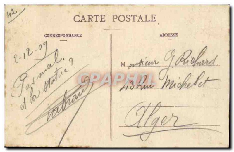 Saint Etienne - Statue - Daphne - Old Postcard