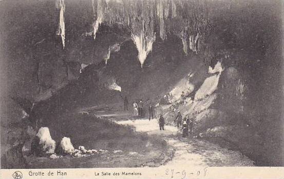 Belgium Grotte de Han La Salle des Mamelons