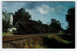 Railroad Postcard Locomotive Steam Train Railway Boston & Albany 400 Chrome