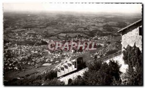 Old Postcard Lourdes Vue Prize of Superior Gare du Pic du Jer