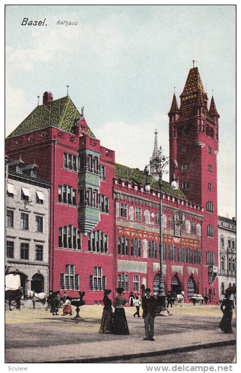 BESEL, Switzerland, 1900-1910's; Rathaus