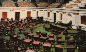 Vintage Postcard 1900's Senate Chamber U. S. Capitol Washington D. C.