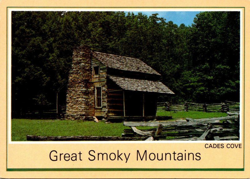 Tennessee Smoky Mountains National Park Cades Cove The John Oliver Cabin