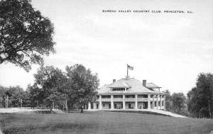 Princeton Illinois Bureau Valley Country Club Antique Postcard K42997