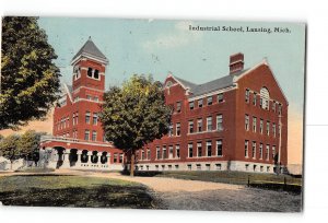 Lansing Michigan MI Postcard 1911 Industrial School