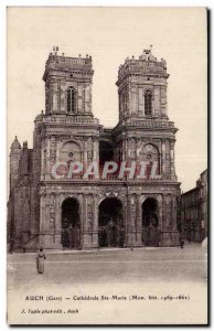 Auch Post Card Old Cathedral Ste Marie