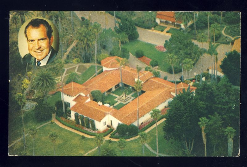 San Clemente, California/CA Postcard, Aerial View Of Home Of Richard ...