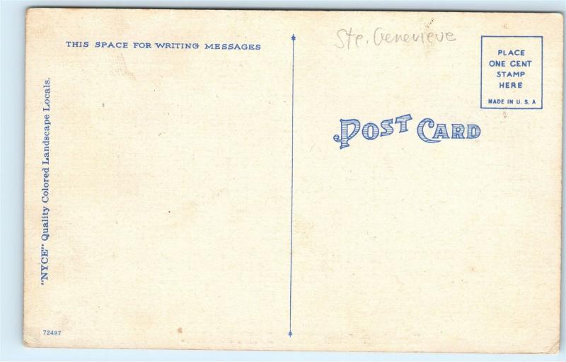 Country Road Greetings from Weingarten MO Missouri Vintage Postcard B05