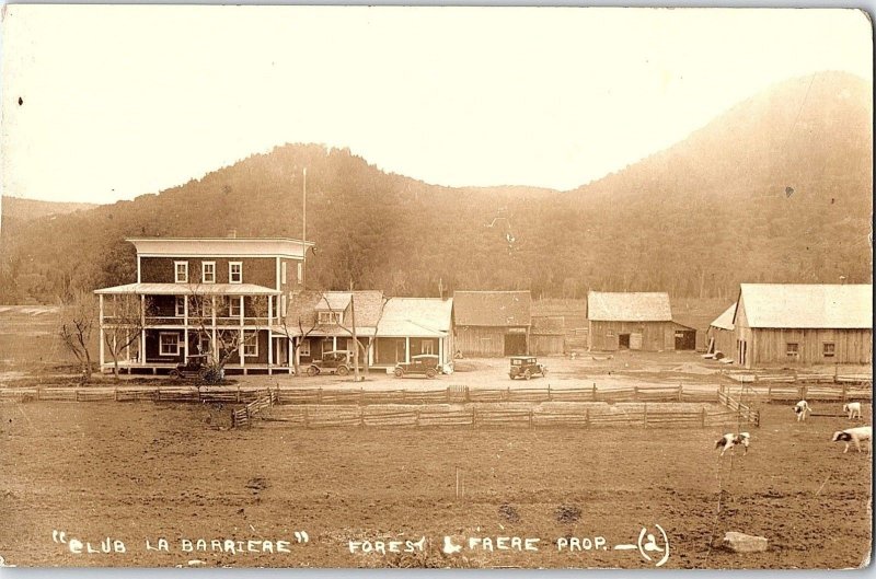 C.1910 RPPC Pioneer Bar, Quebec, Canada Postcard P127 