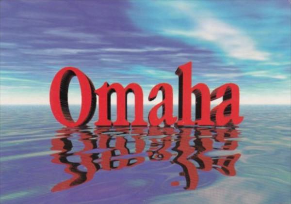Nebraska Omaha Large Letters
