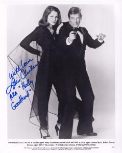 Lois Chiles Moonraker James Bond 007 Girl Giant Hand Signed Photo