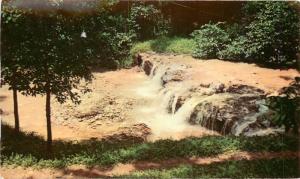 Chrome Postcard WAterfalls At Peitou Taiwan Posted Souviner Cancel Hsinchu ROC