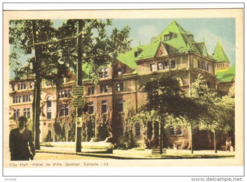 City Hall , Quebec , Canada , 30-40s