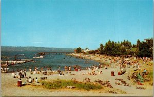 Canada British Columbia Crescent Beach Looking North