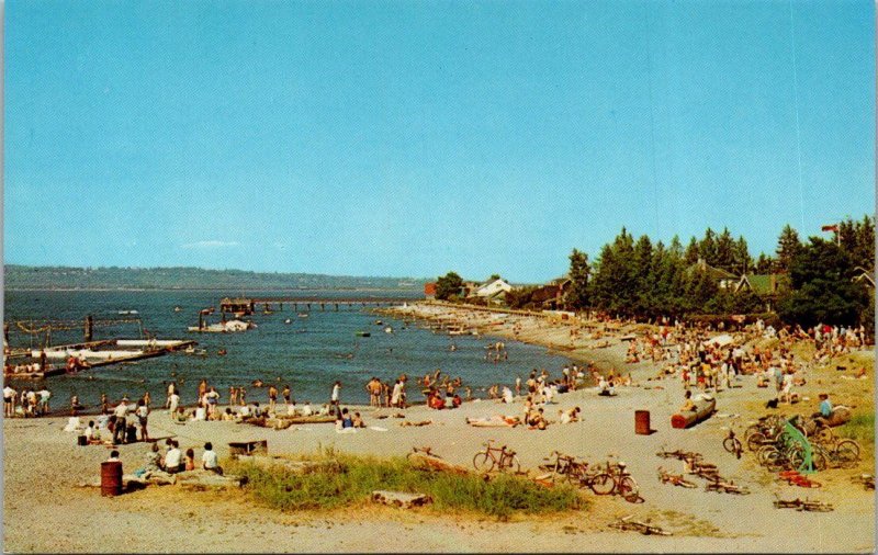 Canada British Columbia Crescent Beach Looking North