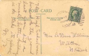 High School Chico California 1910s postcard