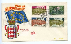 418905 MONACO 1962 year EUROPA CEPT First Day COVER