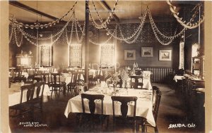 J29/ Salida Colorado RPPC Postcard c1910 Interior Hotel Denton Dining Room 270