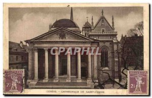 Switzerland Postcard Old Cathedrale Saint Pierre