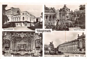Germany Bayreuth Schloss Eremitage Castle Opera Festspielhaus RPPC postcard