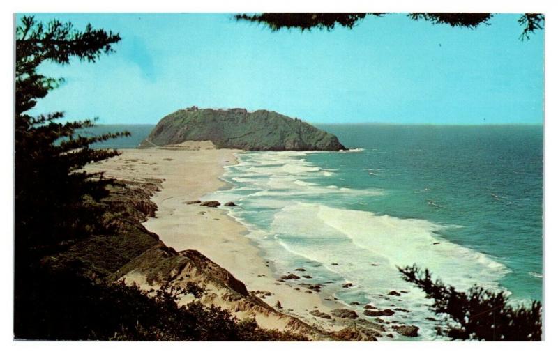 1950s/60s Point Sur Lighthouse, Monterey County, CA Postcard *5N21