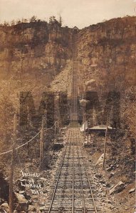 Chattanooga Tennessee Lookout Mountain Incline Railway Real Photo PC AA43363