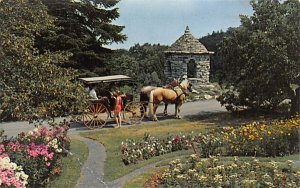 A Carriage Ride through the Mohonk Gardens in Mohonk Lake, New Jersey