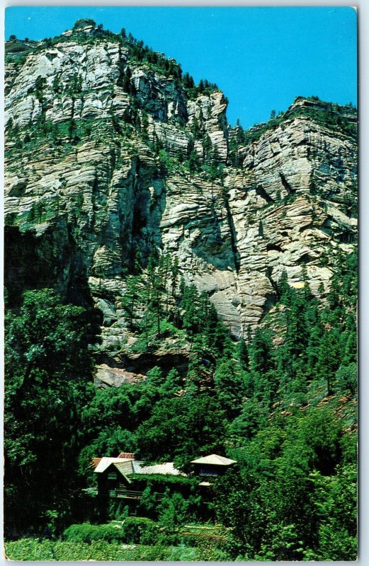 c1950s Sedona, Coconino County, AZ Mayhews Lodge Oak Creek Canyon Chrome PC A297