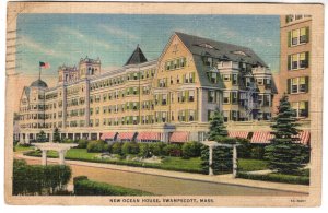 New Ocean House, Hotel, Swampscott, Massachusetts, Used 1940