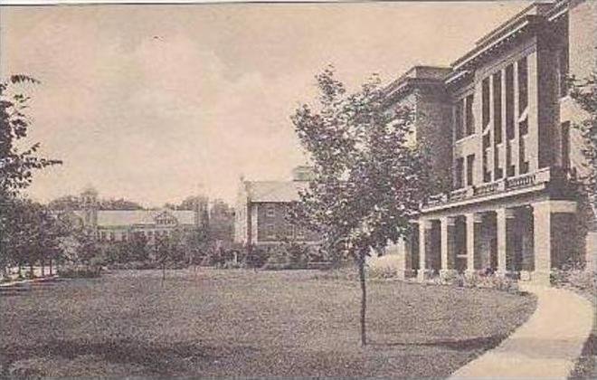 Michigan Mt Pleasant Looking South Across Campus Central State Normal School ...