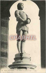 Old Postcard Bon Secours The Statue of Joan of Arc