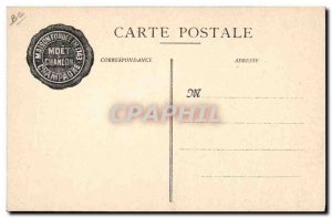 Old Postcard Folklore Wine Harvest Champagne Moet & Chandon Getting lockers a...