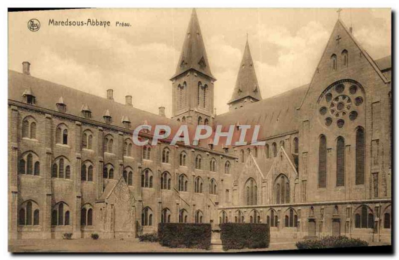 Old Postcard Maredsous Abbey