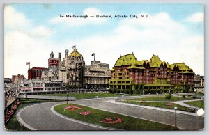 Atlantic City New Jersey~Marlborough Blenheim Hotel~Dome~Queen Anne~Linen PC