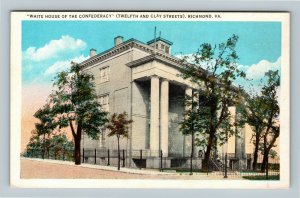 Richmond VA, Historic Stately Home, Museum, Vintage Virginia Postcard 