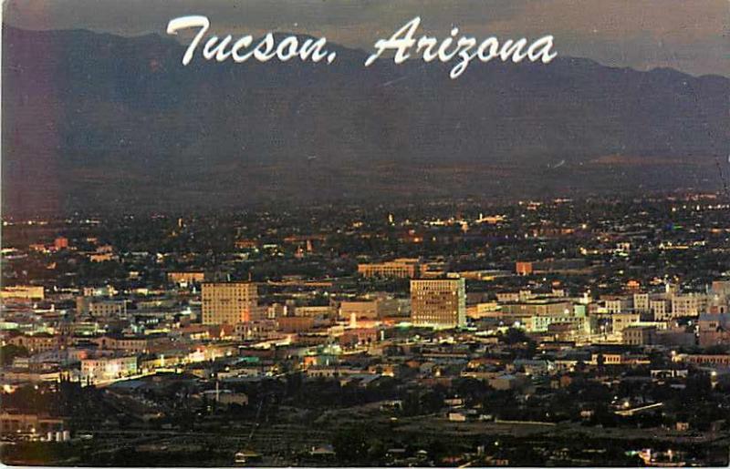 Night View of Tucson Arizona AZ