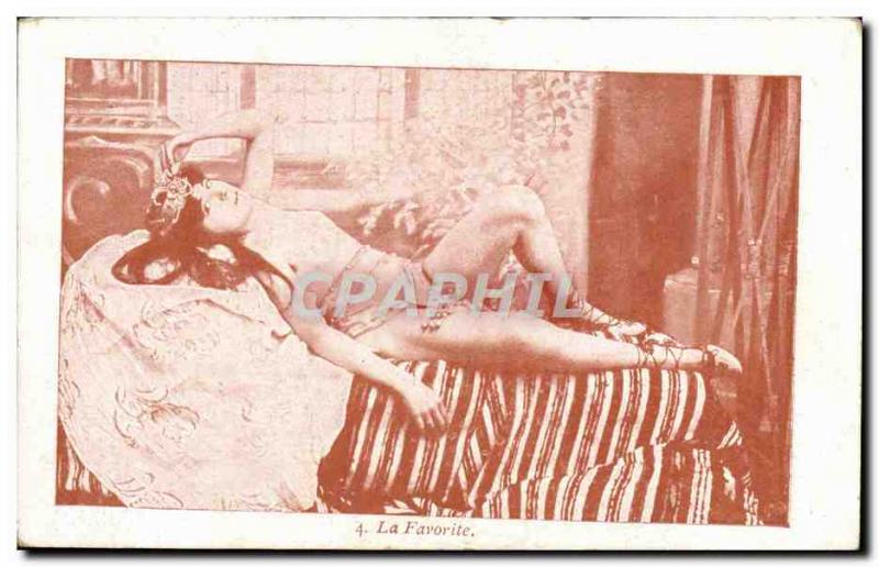 Postcard Old Woman Nude erotic favorite