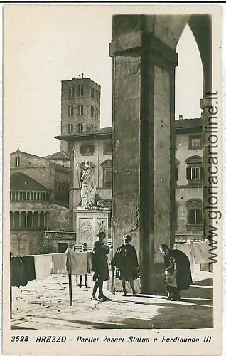 08756 Cartolina D'epoca: Arezzo Citta': Portici - Fotografica | Europe ...